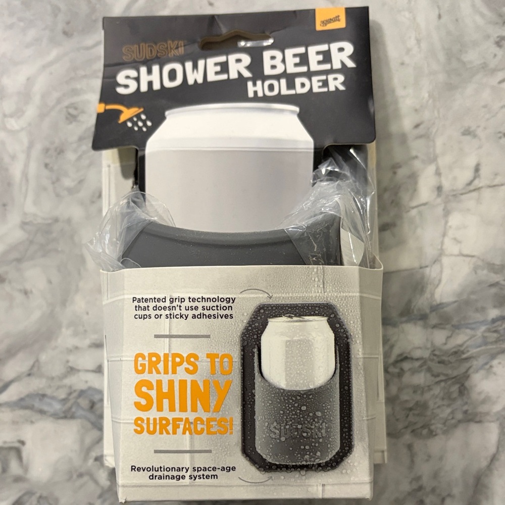 Kohl's Gray Shower Beer Holder